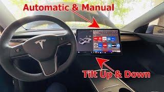 Automatic Manual Swivel Screen 2-in-1 for Tesla Model Y/3 with Installation Guide and Review