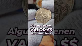 Moneda Dorada de $1 con Valor por tener un ERROR ¿Valiosa? #monedas #numismatica #coleccionismo