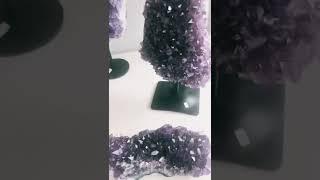 Some of the best crystals for protection; amethyst, smoky quartz, shungite #crystalsdotcom #shungit