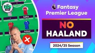 FPL GW1 DRAFT: NO Haaland | Salah & Palmer in 3-5-2 | Fantasy Premier League 2024/25 Tips