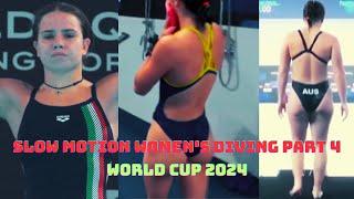 Women's Diving | Diving World Cup 2024 - Xi'an | Beautiful Diver | CLOSE-UP | PARTE 4