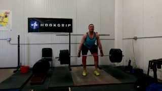 MoveFastLiftHeavy.com-- Michael 140kg Hang Clean x 2