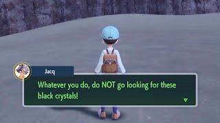 Jacq warned about the black crystals