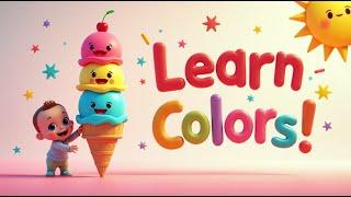 Color Splash Ice Cream  | Learn Colors & Count Scoops with Fun Songs!