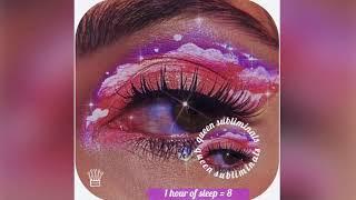 ⭒{listen once} 1 hour of sleep = 8 hours, restful sleep and energy subliminal  ⭒