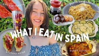 what I eat in a week in SPAIN 