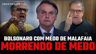 BOLSONARO SE CURVA PARA MALAFAIA POR MEDO DO QUE O PASTOR PODE DELATAR