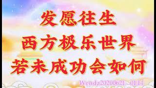 卢台长开示：发愿往生西方极乐世界，若未成功会如何Wenda20200621   01:14