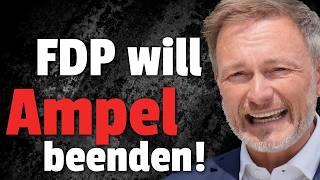 Lindner am Boden! FDP will Ampel den STECKER ZIEHEN