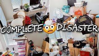 Extreme Cleaning Motivation Declutter & Clean With Me Complete Disaster Office Clean Real Life Mess