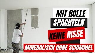 Kinderleicht auf Q3-Q4 MINERALISCH selber spachteln ⎜ohne Schimmel und Risse 