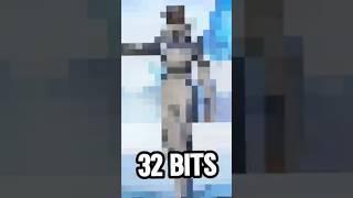 64 BITS, 32 BITS, 16 BITS!!  #fortnite #shorts #gaming