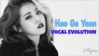 Heo Ga Yoon VOCAL EVOLUTION 2009-2016 | #ThankYou4Minute