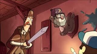 Gravity Falls -Wax off fight