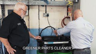 How does the solvent free parts washer from Rozone perform in a busy workshop?