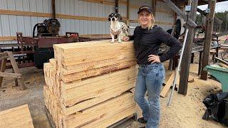 A day in the LIFE at the SAWMILL!!! (Bonus: Fabrication Project!!!)