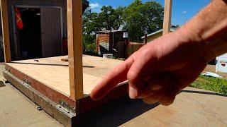 POST POCKET, FRAMING The Chicken Coop PART-2