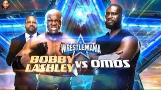 Bobby Lashley Vs OMOS WrestleMania 38 Official Match Card