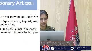 Lecture on " Journey of Painting" by SP Bushra Jamil