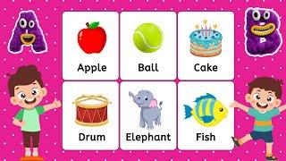 Alphabet Flashcards for Kids & Toddlers Learning | Learn ABC | Learn Alphabet