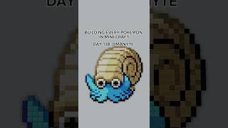 BUILDING EVERY GEN 1 POKÉMON IN MINECRAFT PART 138: OMANYTE #minecraft #pokemon #minecraftbuilds