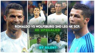 Ronaldo vs Wolfsburg 2nd Leg 4K ● Rare Clips ● Scenepack ● Upscale ● [ TOPAZ ]#football