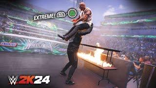 Modded Extreme Moments in WWE 2K24!