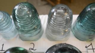 Old Glass Insulators-many rare ones