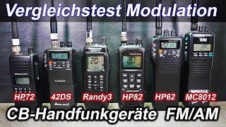 CB-Funk: Vergleich Modulation Randy3 - HP82 - 42DS - HP72 - HP62 - MC8012 #cbfunk #afu #prepper