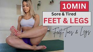 Soothe Your Feet Toes & Legs , Yoga for Instant Relief! LOVE & LIGHT YOGA