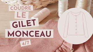 Coudre le gilet Monceau par Cozy Little World - Etape 4  (Couture des pièces de la parementure)