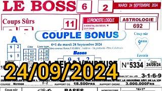 le Boss et couple bonus et la belle vendeuse mardi 24/09/2024