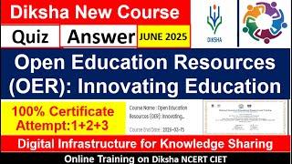 online training on “Open Educational Resources (OER): Innovating Education ciet ncert online traning