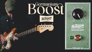 Demos in the Dark // Benson Amps Germanium Boost // Guitar Pedal Demo