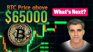 Crypto Market Latest News Updates Bitcoin BTC price above 65000