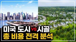2년제 미국대학 #유학비용 - 미국시골 vs 미국대도시 얼마나 차이 날까?