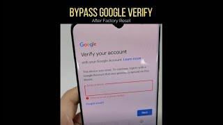 3 Steps Bypass Google Account Verification After Reset 2025 - iToolab #shorts