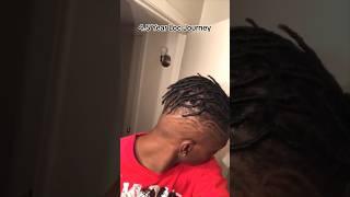 Loc journey from the beginning pt.18 #hairtips #naturalhair #shorts