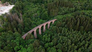 Hoxeler Viadukt, Rheinland-Pfalz - Germany - 4K Drone Footage - DJI Mini 4 Pro