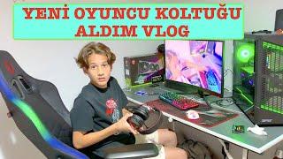 Yeni Işıklı Oyuncu Koltuğu ve Kulaklık Aldım Vlog. HÜSO