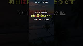 [아리가또일본어] 왕초보 일본어  #일본어 #일본어회화  #일본어독학