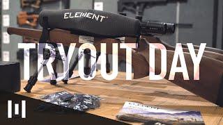 Tryout Day at Krale | Element Optics in the Netherlands