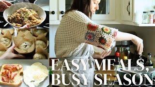 Quick Meals, Busy Season | What we eat in a week | Farmhouse Kitchen