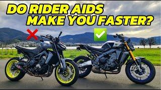 Do rider aids make you a faster rider?