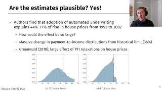 AFA Discussion: "Financial Technology and the 1990s Housing Boom"