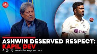 "I wouldn't have let Ashwin go like that.." - Kapil Dev on Ashwin's Retirement | Indian Cricket Team