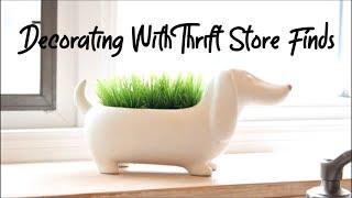 Decorating With Thrifted Finds | Farmhouse Cottage Style Decorating