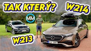 MERCEDES! SOUBOJ GENERACÍ? W213 A W214 A UKECANÉ VIDEO