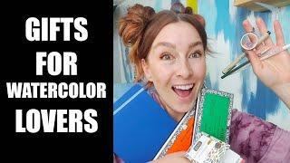 Watercolor Gift Ideas For Every Budget! - These watercolor gifts start as low as $2!