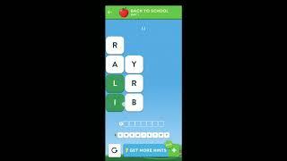 Wordbrain 2 Back to School Event August 24 2019 | Wordbrain 2 Back to School Day 1